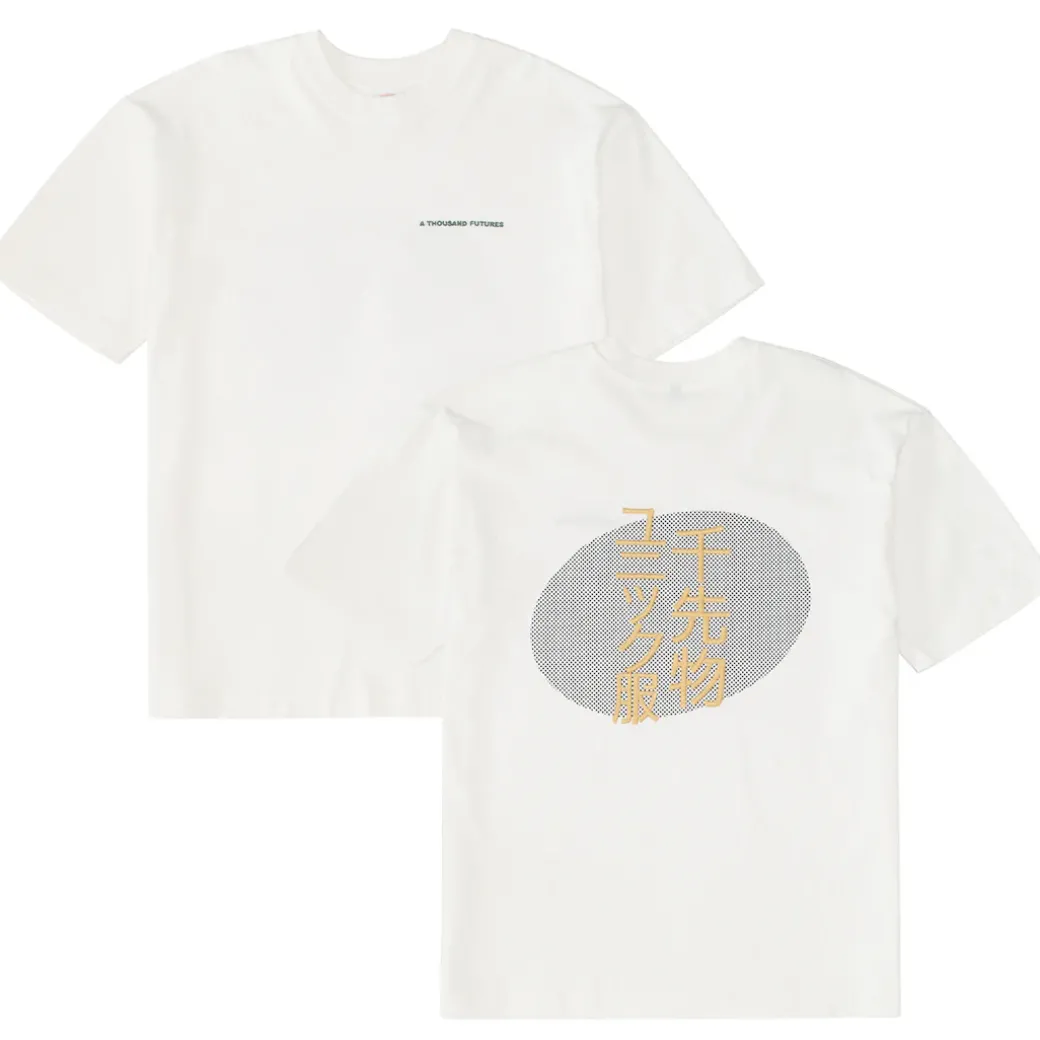 A Thousand Futures 'Kyoto' Embroidered Tee - White