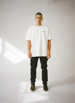 A Thousand Futures 'Kyoto' Embroidered Tee - White