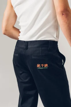 A Thousand Futures 'Lucky' Work Trouser - Black