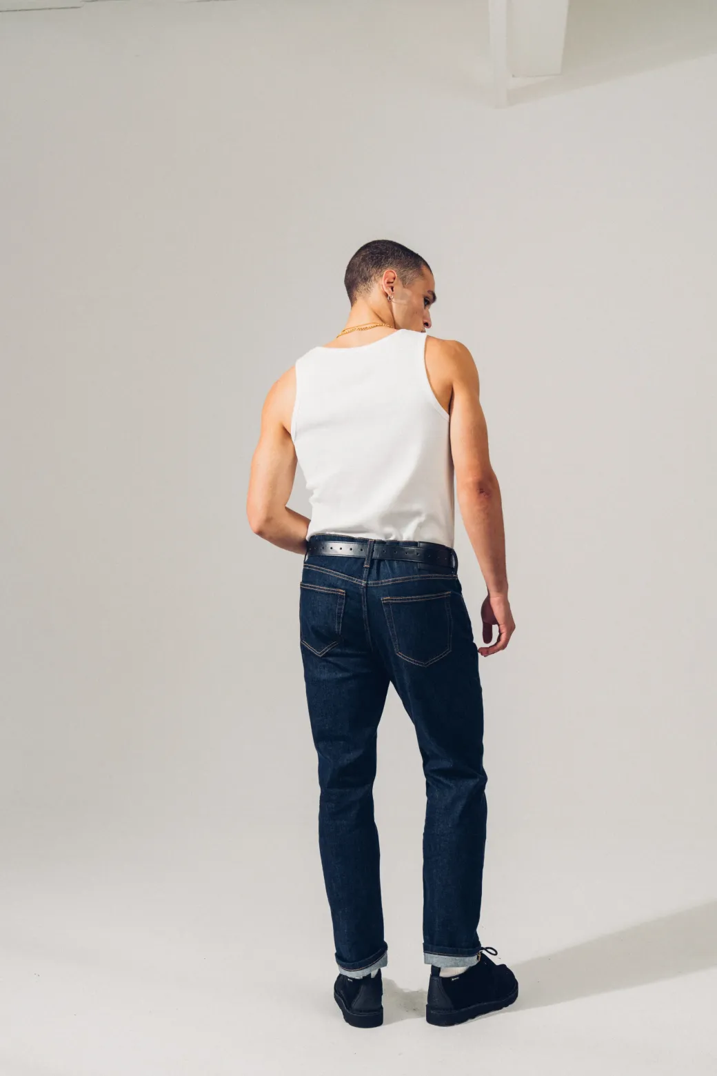 A Thousand Futures 'Lucky' Embroidered Jeans - Indigo