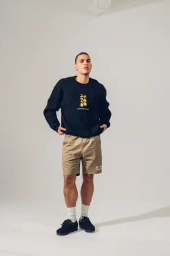 A Thousand Futures 'Lucky' Canvas Twill Shorts - Army