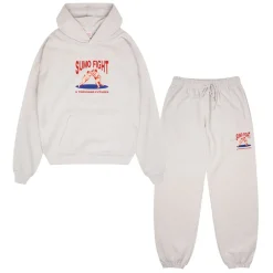 A Thousand Futures 'Sumo Fight' Hoodie & Jogger Set - Ash