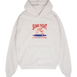 A Thousand Futures 'Sumo Fight' Hoodie - Ash