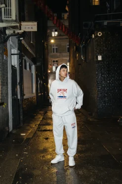 A Thousand Futures 'Sumo Fight' Hoodie - Ash