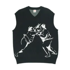 A Thousand Futures 'Sumo' Knit Vest - Black