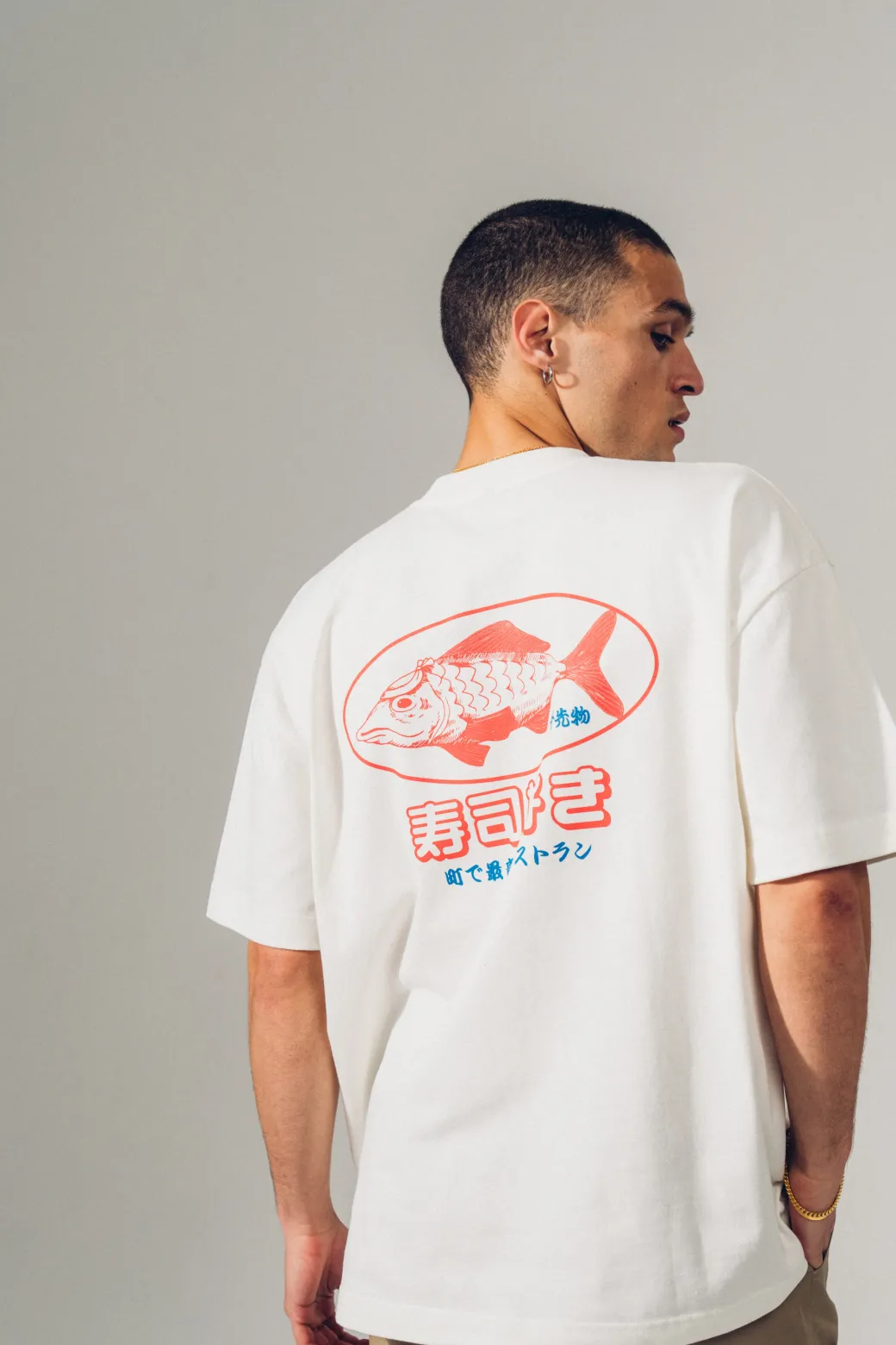 A Thousand Futures 'Sushi Lover' Tee - Vintage White