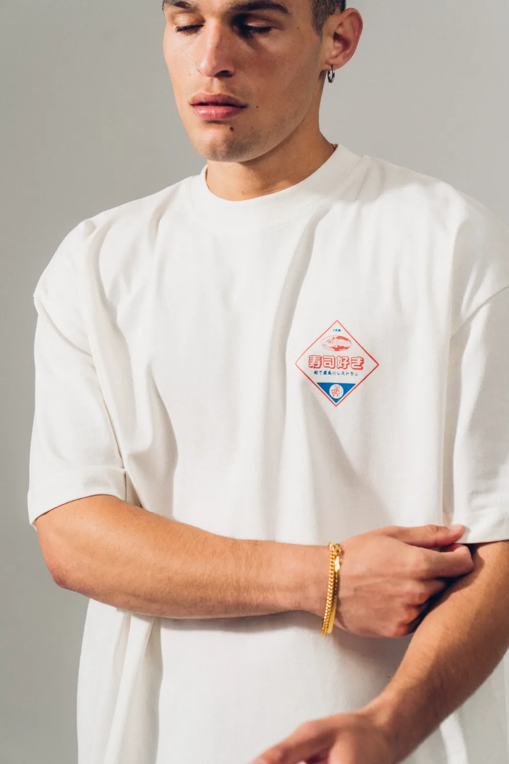 A Thousand Futures 'Sushi Lover' Tee - Vintage White