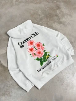 A Thousand Futures x GK 'Country Club' Vintage Washed Hoodie - Ash Grey