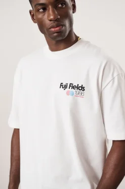A Thousand Futures x GK 'Fuji Fields' Tee - White