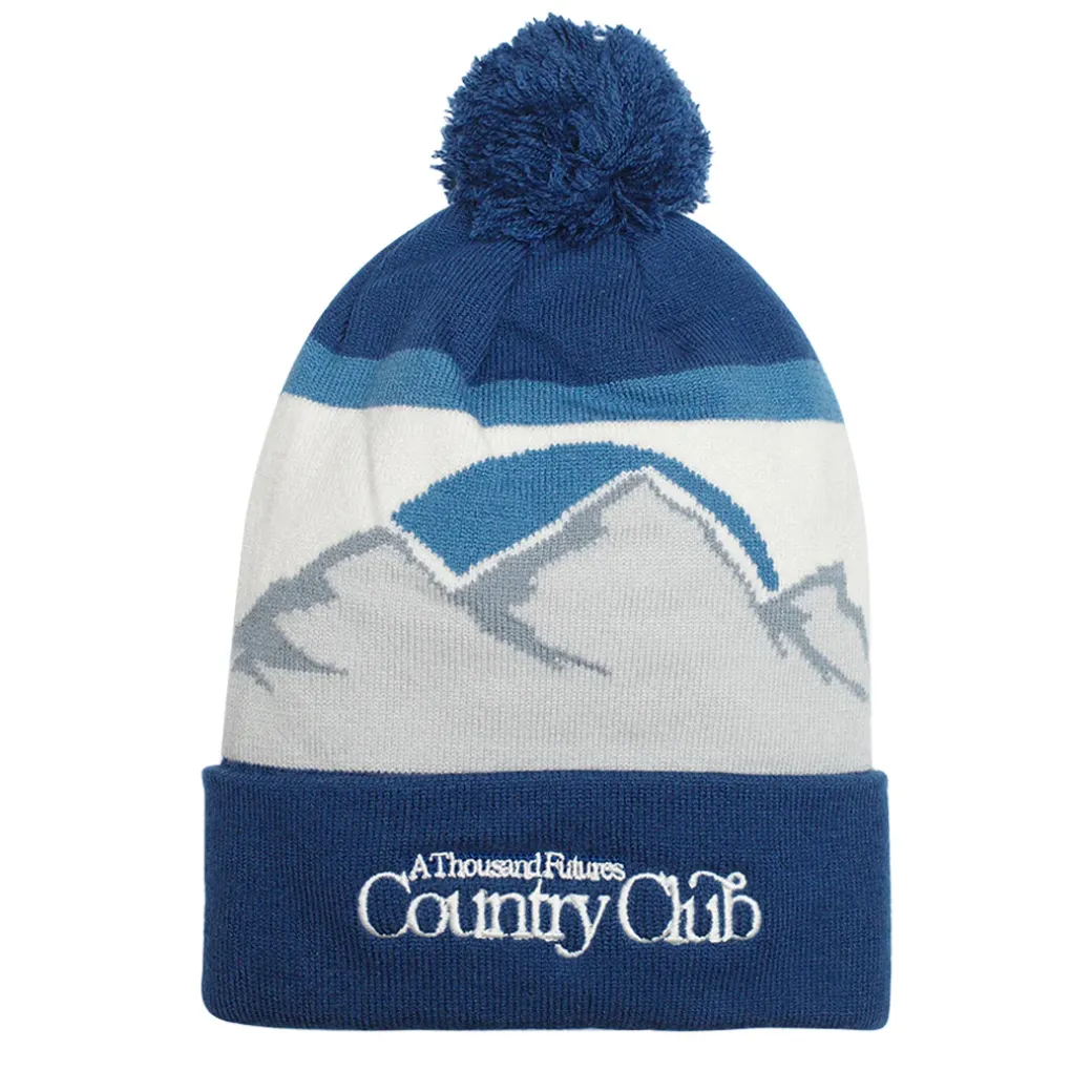 A Thousand Futures x GK 'Takao' Bobble Beanie - Blue