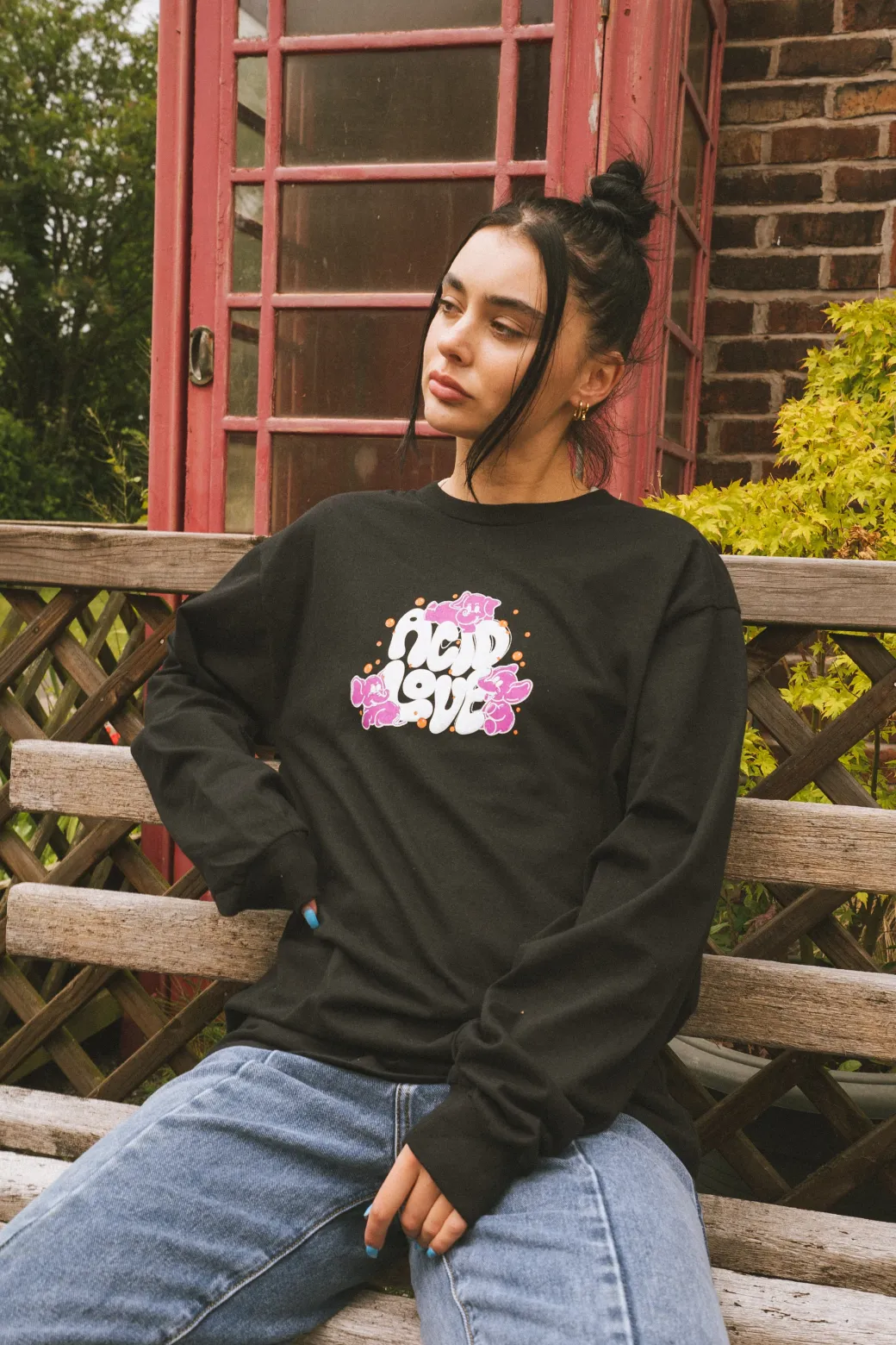 ACID LOVE 0.06 'Fantasy' Longsleeve Tee - Black