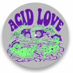 Acid Love 0.06 'Journey' Vinyl Slipmat - Grey