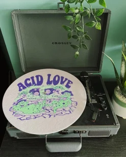 Acid Love 0.06 'Journey' Vinyl Slipmat - Grey
