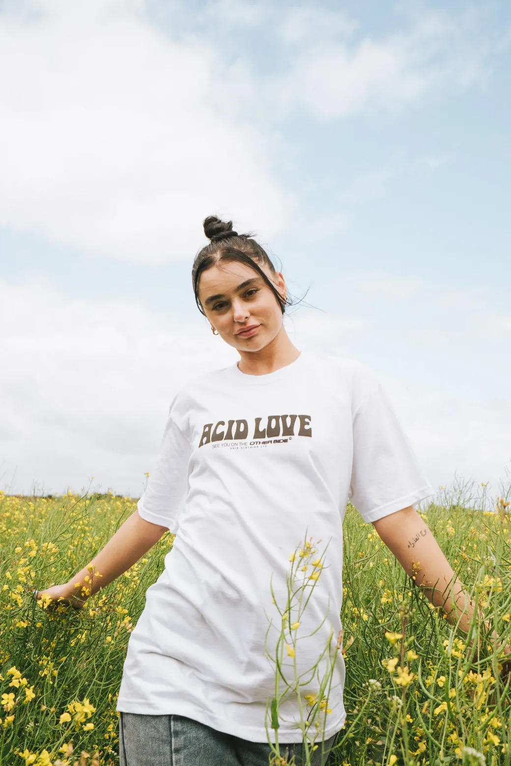 ACID LOVE 0.06 'Other Side' Tee - White