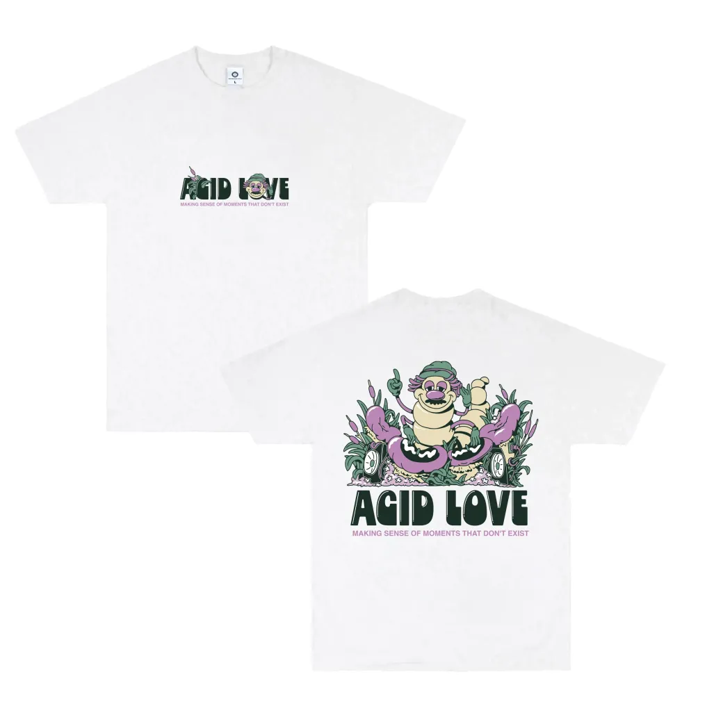 Acid Love 'Moments' Tee - White