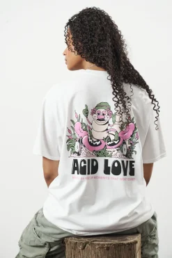 Acid Love 'Moments' Tee - White