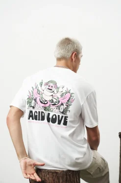 Acid Love 'Moments' Tee - White
