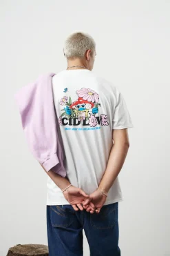 Acid Love 'Mushroom' Tee - White