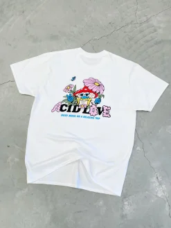 Acid Love 'Mushroom' Tee - White