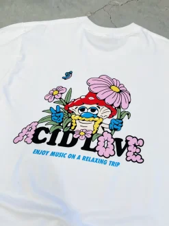 Acid Love 'Mushroom' Tee - White