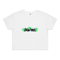 Acid Love WMNS 'Fantasy' Cropped Tee - White