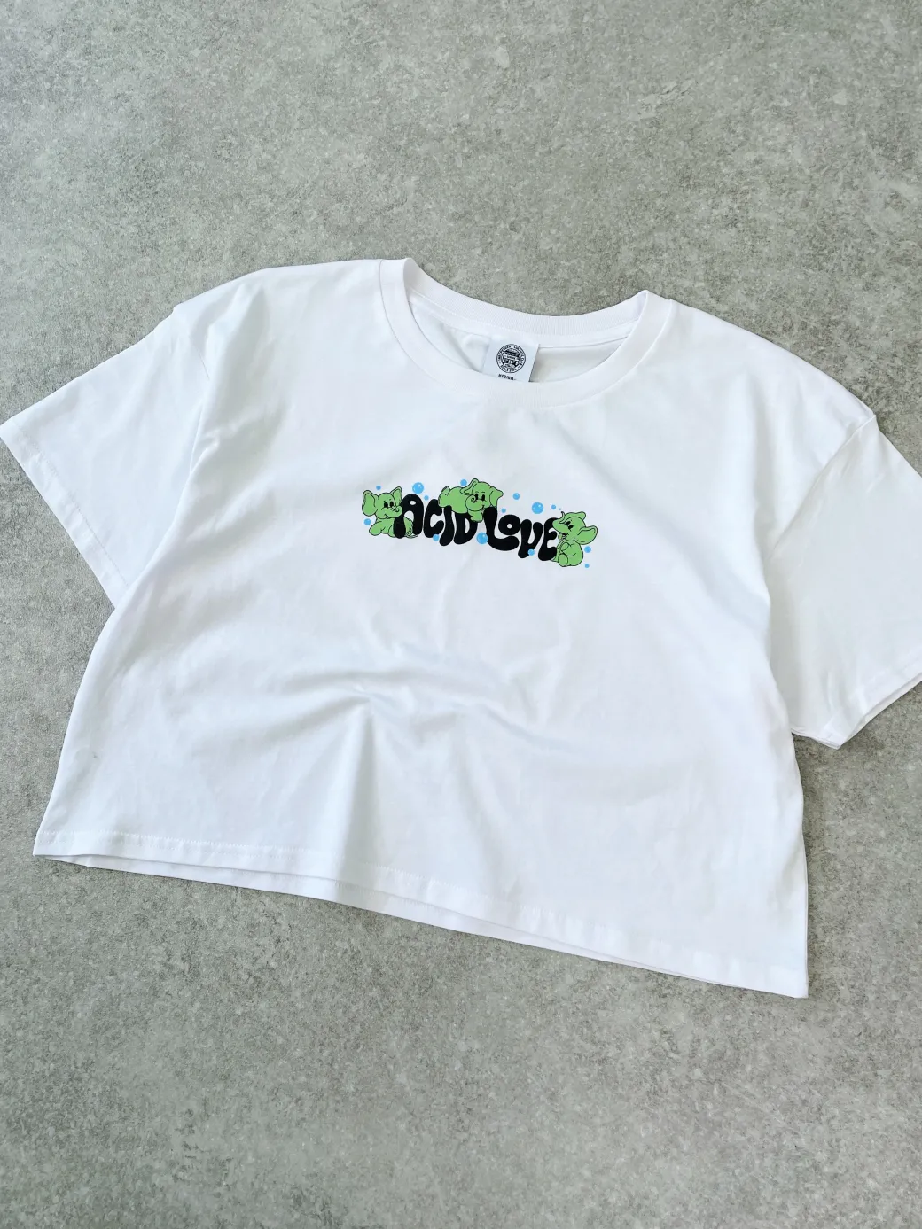 Acid Love WMNS 'Fantasy' Cropped Tee - White