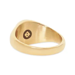 Angel Signet Ring - Gold