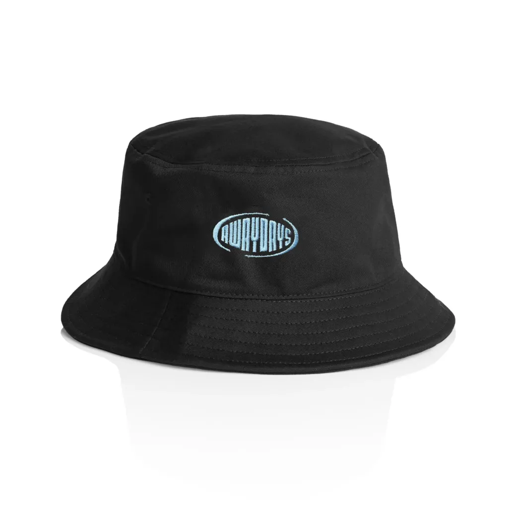 AwayDays 'Logo' Organic Bucket Hat - Black