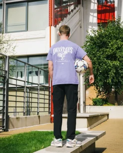 AwayDays 'Trophy' Tee - Vintage Washed Purple