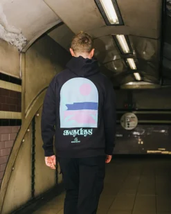 AwayDays 'Tropical Pitch' Hoodie - Black