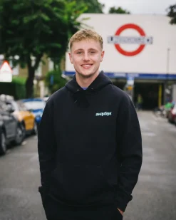 AwayDays 'Tropical Pitch' Hoodie - Black