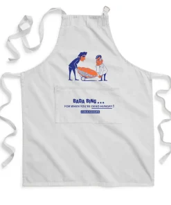 Bada Bing x UN:IK 'Dead Hungry' Apron - Grey