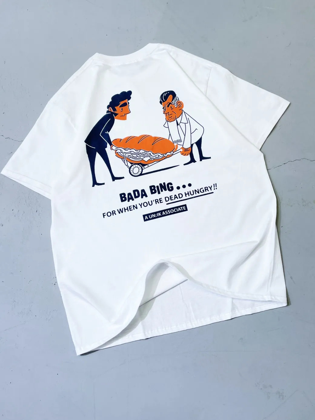 Bada Bing x UN:IK 'Dead Hungry' Tee - White