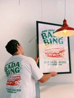 Bada Bing x UN:IK 'Fresh Hoagie' Print