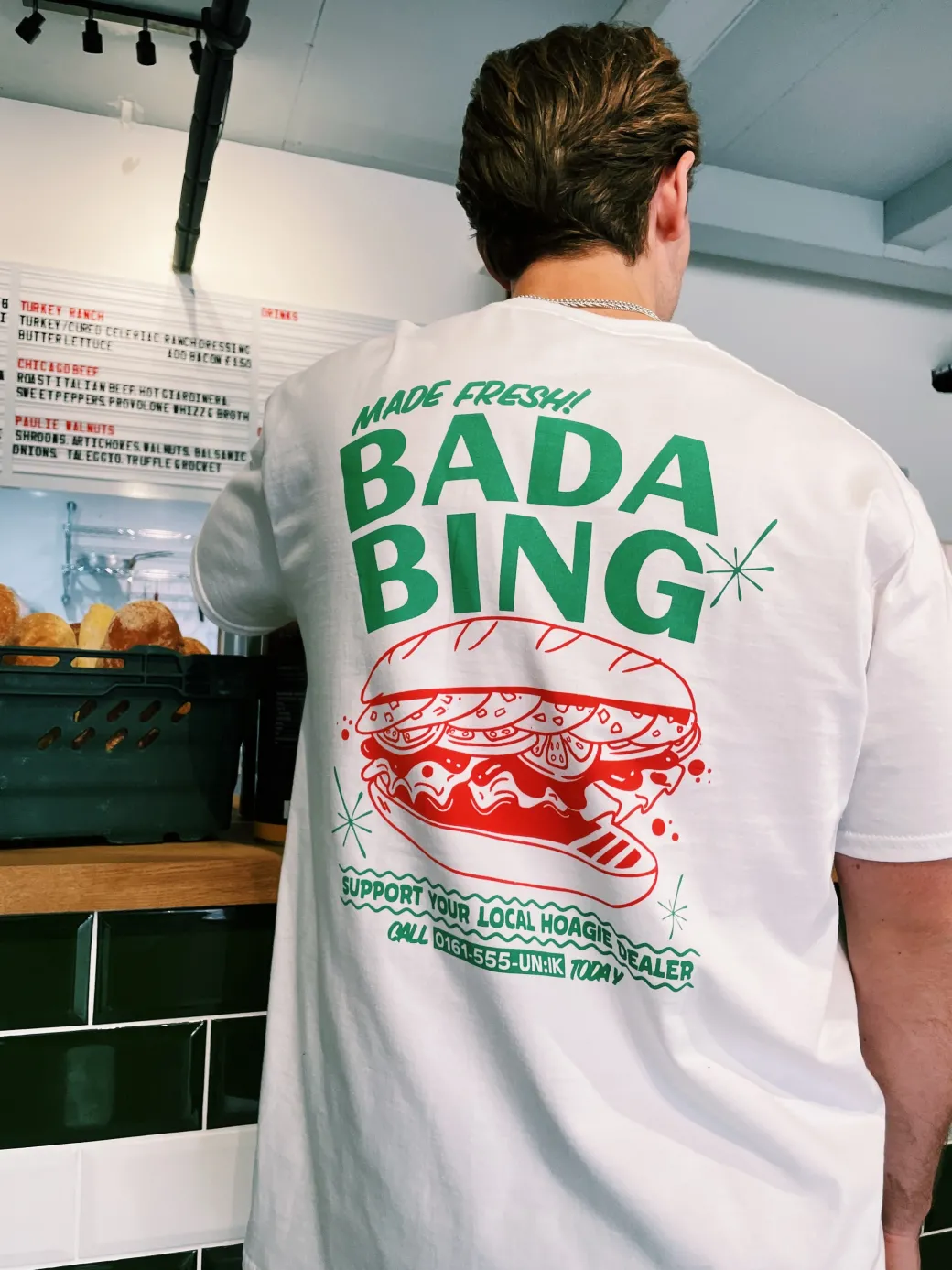 Bada Bing x UN:IK 'Fresh Hoagie' Tee - White