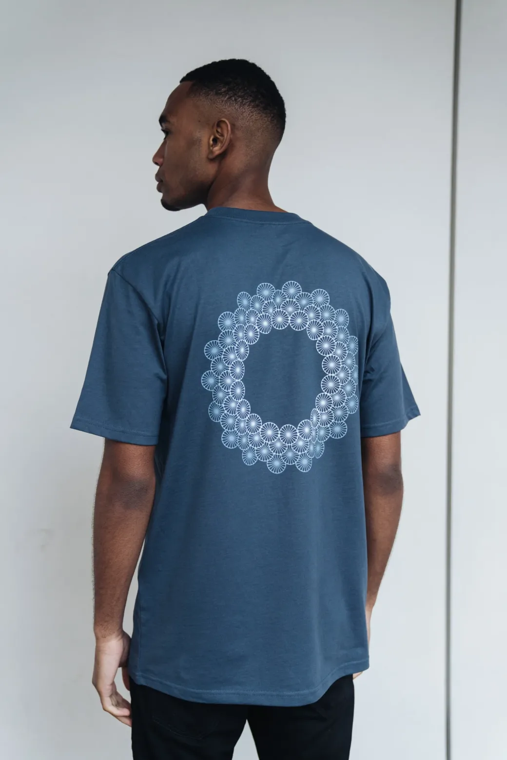BÄAS 'Sashiko' Petrol Pocket Tee