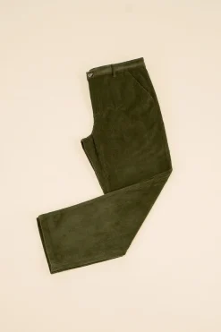 bound Army Green Corduroy Trousers