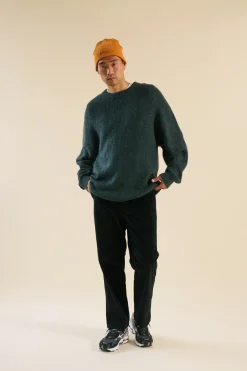 bound Baxter Mohair Blend Sweater - Bottle Green