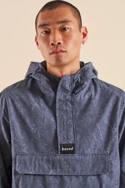 bound Camo Blue Canvas Smock Jacket