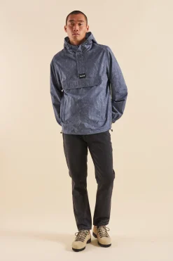 bound Camo Blue Canvas Smock Jacket