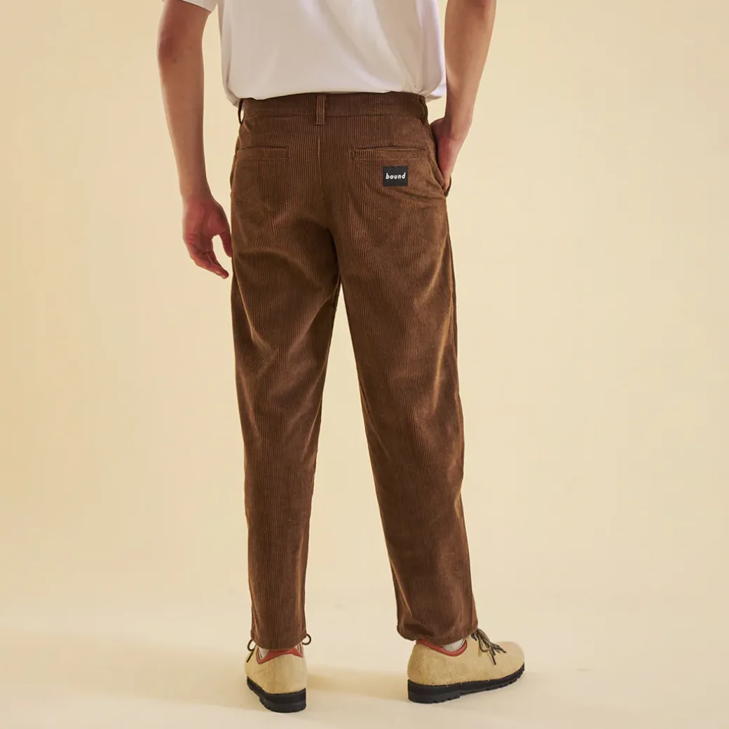 bound 'Cedar Brown' Corduroy Trousers