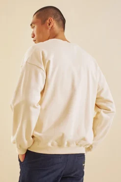 bound Cream Premium Script Sweater