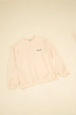bound Cream Premium Script Sweater