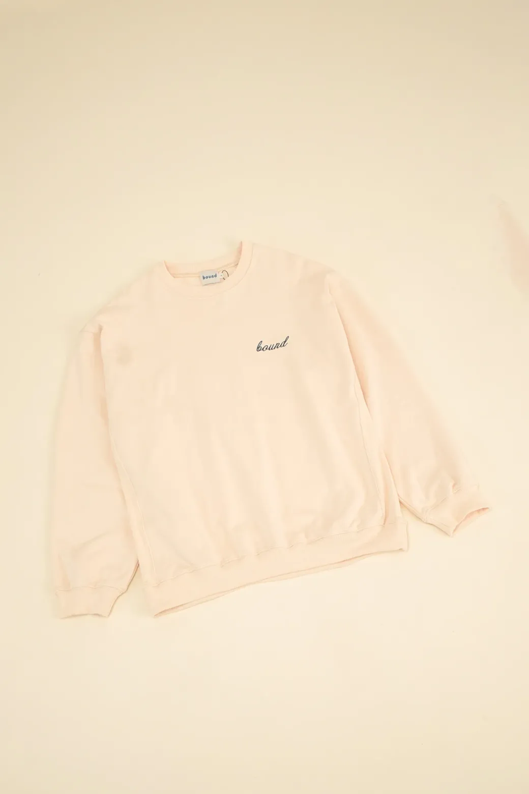 bound Cream Premium Script Sweater