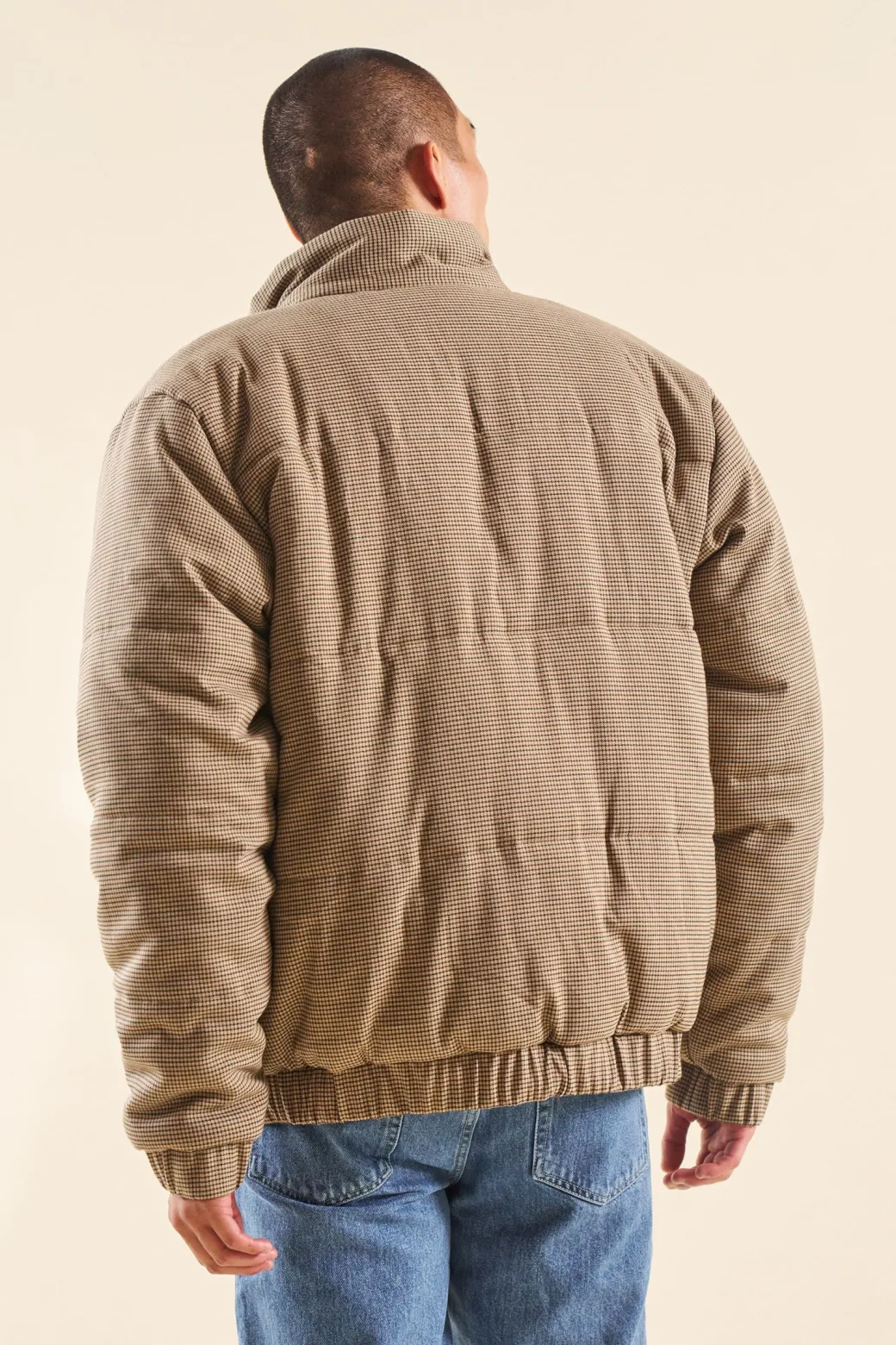bound Dogtooth Puffer Coat