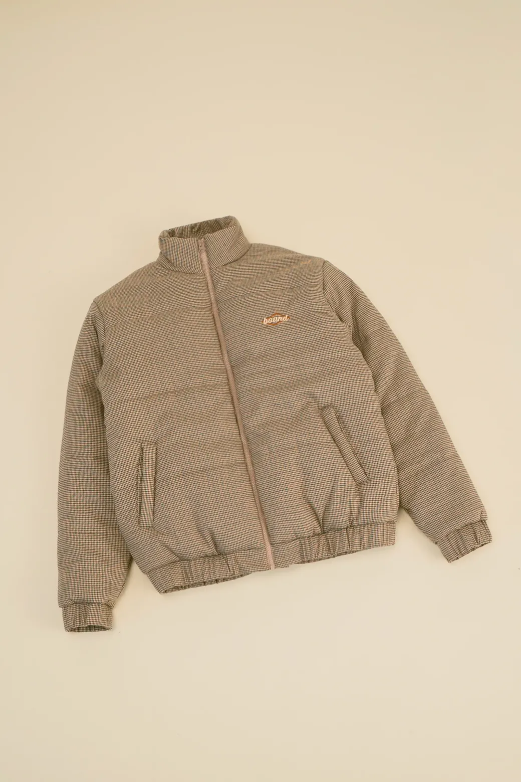 bound Dogtooth Puffer Coat
