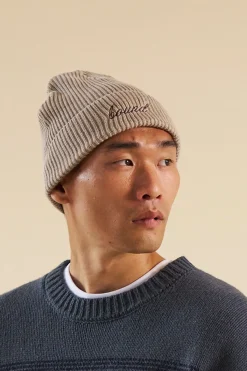 bound 'Farnley' Fisherman Ribbed Organic Beanie