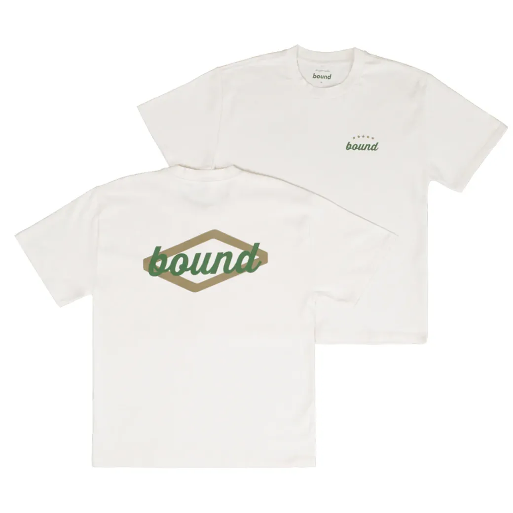 bound 'Hatch' 5 Years Heavy Tee - Ecru