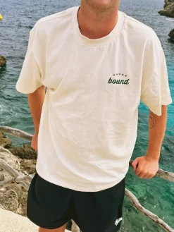bound 'Hatch' 5 Years Heavy Tee - Ecru