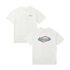 bound 'Hatch' Tee - Ecru